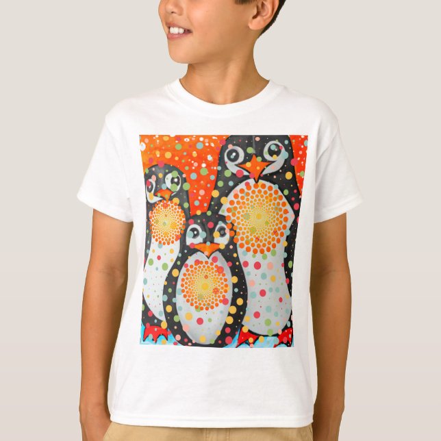 Camiseta Pingüinos fantásticos (Anverso)