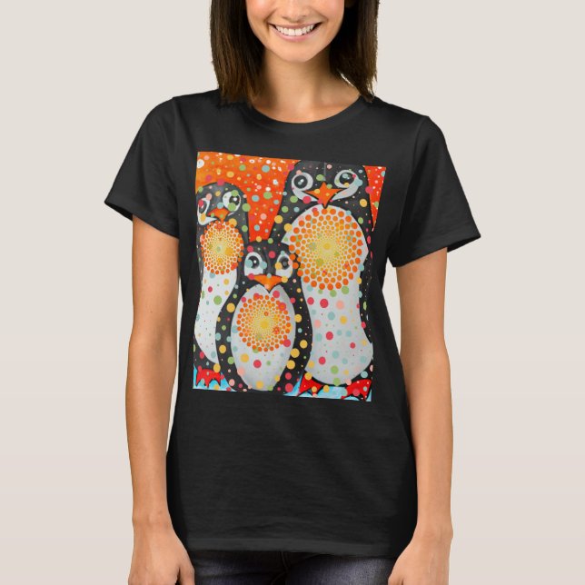 Camiseta Pingüinos fantásticos (Anverso)