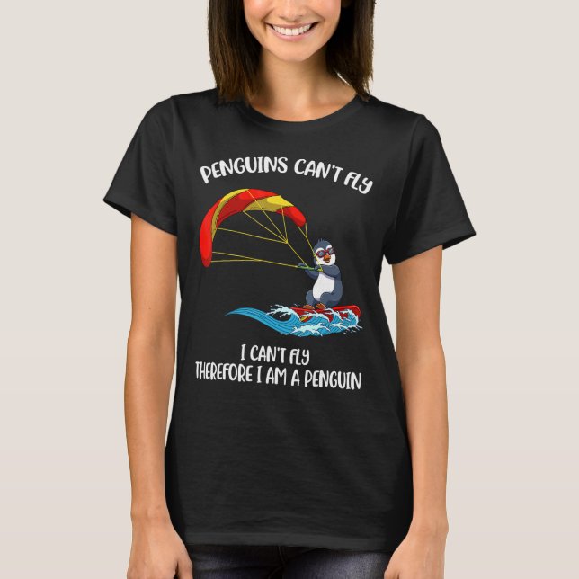 Camiseta Pingüinos no pueden volar (Anverso)