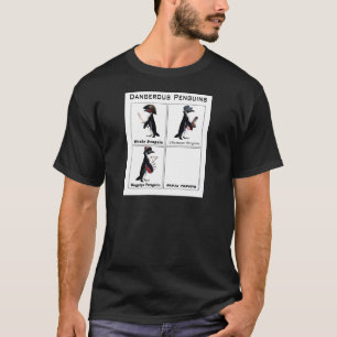 Camiseta pingüinos peligrosos