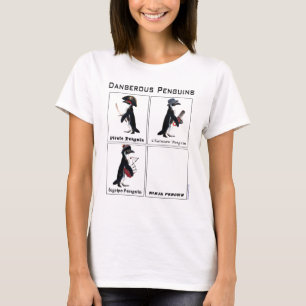 Camiseta pingüinos peligrosos