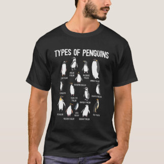 Camiseta Pingüinos Pingüinos De Los Tipos Mundiales De Ping