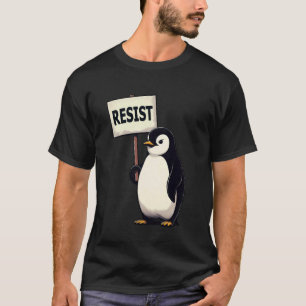 Camiseta Pingüinos Resisten Pingüinos Divertidos Contra Ara