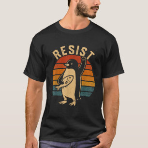 Camiseta Pingüinos Resistentes Pingüinos Protestan Contra A