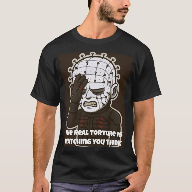 Camiseta Pinhead face palm (Anverso)