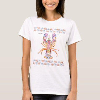 Camiseta Pink and Blue Lobster