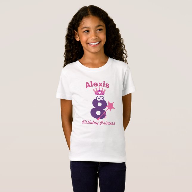 Camiseta Pink and Purple crean su propio cumpleaños Persona (Anverso completo)