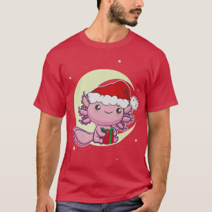 Camiseta Pink Aolotl Kawaii White Christmas Eve Meican Sala
