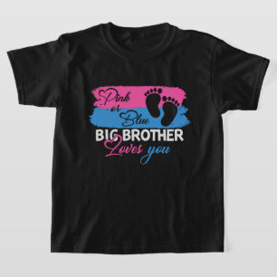 Camiseta Pink Blue Big Brother ama tu género