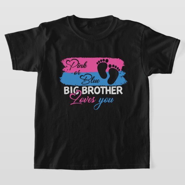 Camiseta Pink Blue Big Brother ama tu género (Distribución)