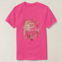 Pink Brown Floral Dream Catcher