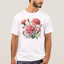 Pink Carnations negro