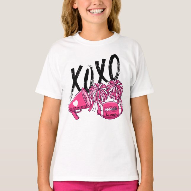 Camiseta Pink Cheer Valentine's Day Shirt  (Anverso)
