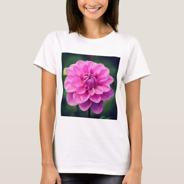 Camiseta Pink Dahlia (Anverso)