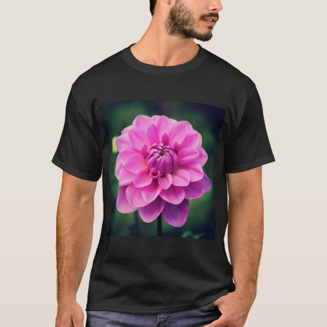 Camiseta Pink Dahlia (Anverso)