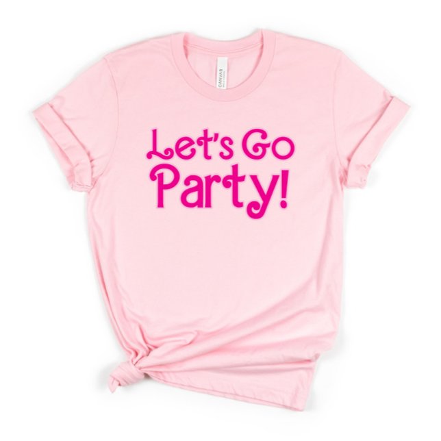 Camiseta Pink de moda Vamos Fiesta Bachelorette Party (Subido por el creador)