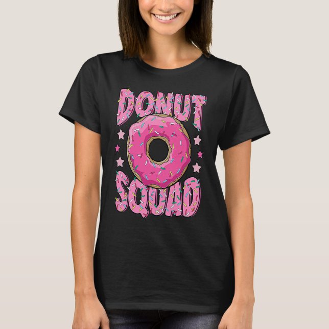 Camiseta Pink Donut Squad Sprinkles Donut  Matching Donut P (Anverso)