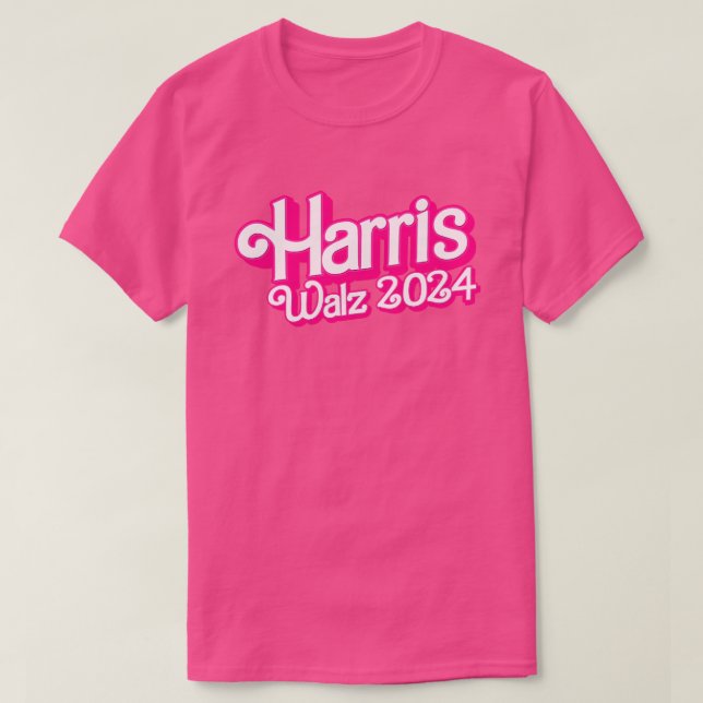 Camiseta Pink Harris Walz 2024 (Diseño del anverso)