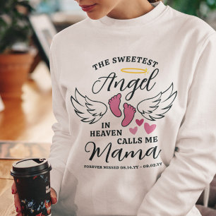 Camiseta PInk Hearts Angel me llama mamá pérdida de hija