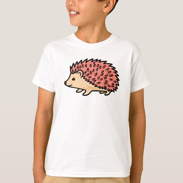 Camiseta Pink Hedgehog (Anverso)