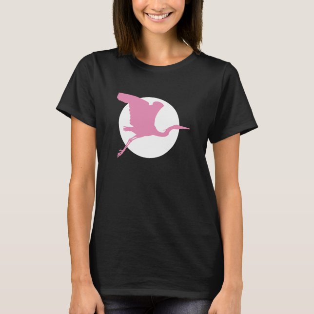 Camiseta Pink Heron (Anverso)