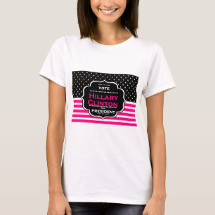 Camiseta pink hillary clinton