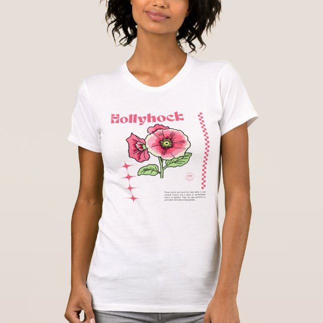 Camiseta Pink Hollyhock (Anverso)
