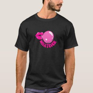 Camiseta Pink Hot Lips Cualquiera que sea el lápiz labial b
