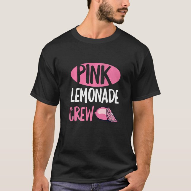 Camiseta Pink Lemonade Crew for a Lemonade (Anverso)