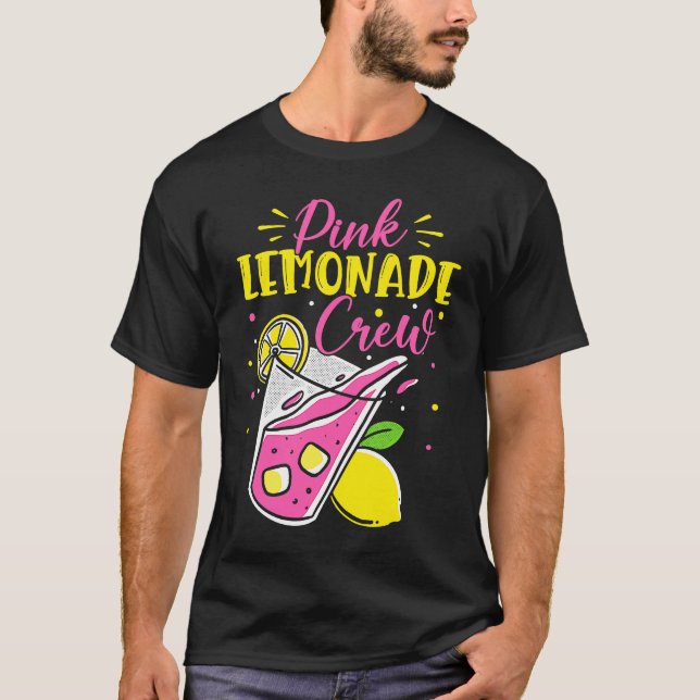 Camiseta Pink Lemonade Crew Lemon Juice Boss (Anverso)