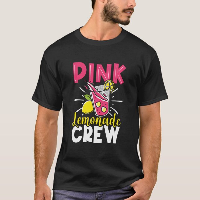 Camiseta Pink Lemonade Crew Lemon Juice Boss  1 (Anverso)