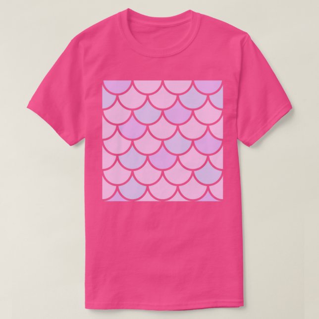 Camiseta Pink mermaid scales (Diseño del anverso)