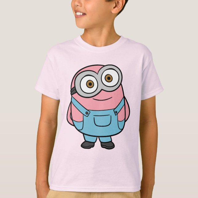 Camiseta Pink Minion Cartoon Fanart (Anverso)