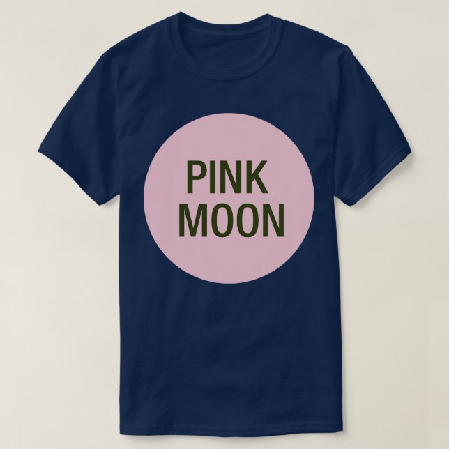 Camiseta Pink Moon TShirt (Diseño del anverso)