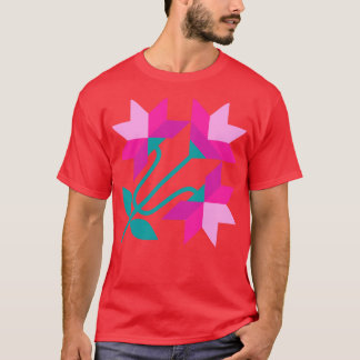 Camiseta Pink North olina Lilies