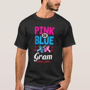 Camiseta Pink o Blue Gram te ama el género revela el Fiesta
