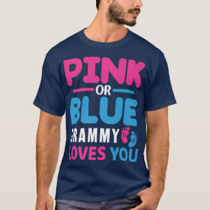 Camiseta Pink o Blue Grammy ama a su bebé Género Revelación