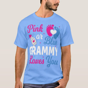 Camiseta Pink o Blue Grammy ama a su bebé Género Revelación
