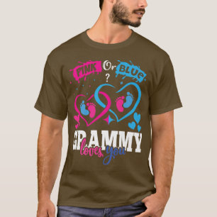 Camiseta Pink o Blue Grammy ama a su bebé Género Revelación