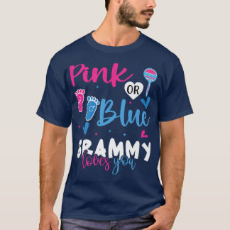 Camiseta Pink o Blue Grammy ama a su bebé Género Revelación
