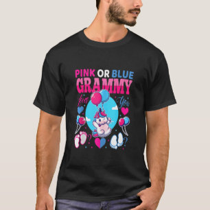 Camiseta Pink O Blue Grammy Love You Gender Baby Reval Fa