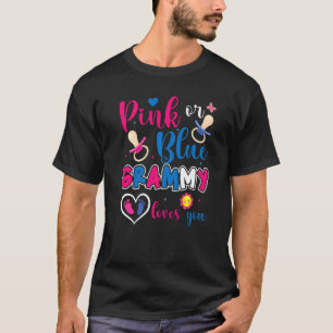 Camiseta Pink or Blue Grammy Amas A Su Bebé Género Revelaci