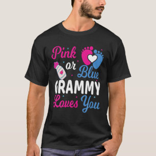 Camiseta Pink or Blue GRAMMY Te Amas Género Bebé Revelar Fa