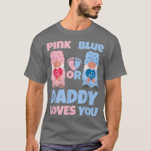 Camiseta Pink or Blue Grandma Loves YouGender Reveal 2022 