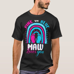 Camiseta Pink or Blue MAW te ama sexo revelar Fiesta