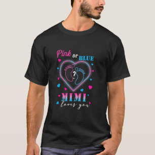 Camiseta Pink or Blue Mimi ama a tu bebé