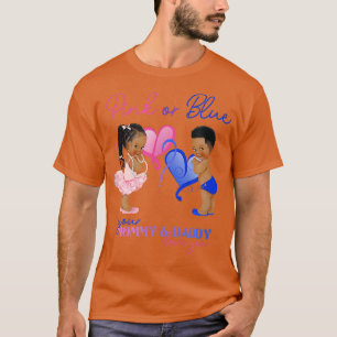 Camiseta Pink or Blue Mommy & Daddy Love You Gender Reveal