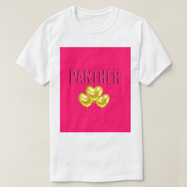 Camiseta Pink Panther Love (Diseño del anverso)