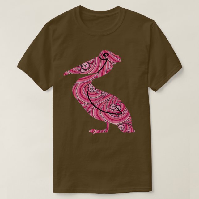 Camiseta Pink Pelican (Diseño del anverso)
