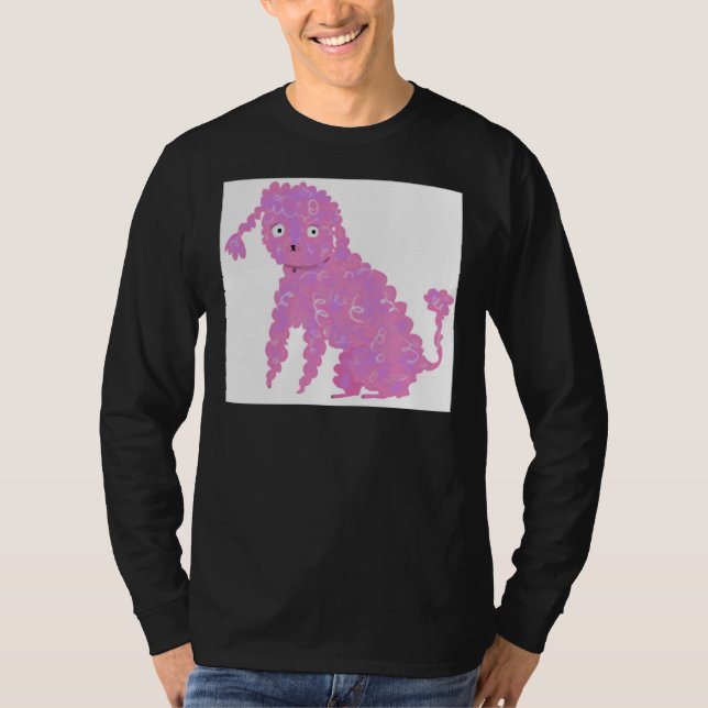 Camiseta Pink Poodle Long (Anverso)